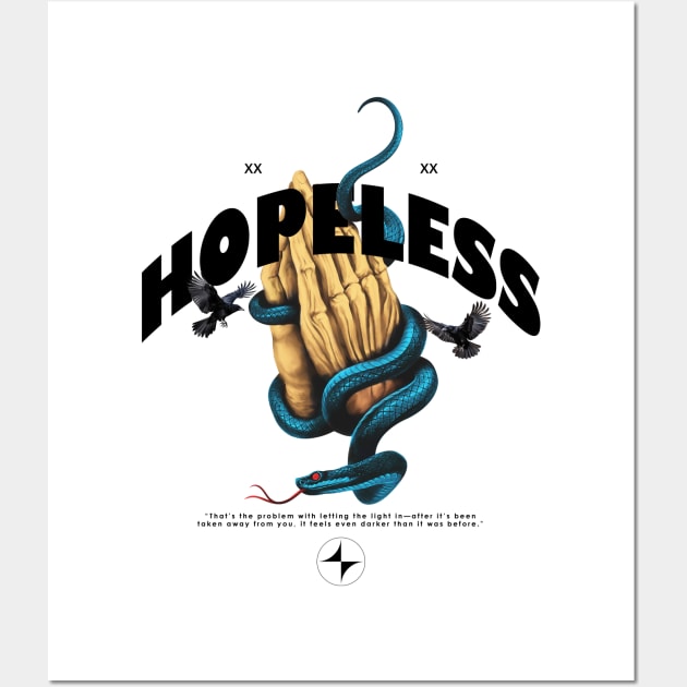 Hopeless Modern Streetwear Wall Art by DChanCeative.Std